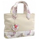 Yoshi Hampton Vintage Stamp Print Leather Grab Bag / Handbag
